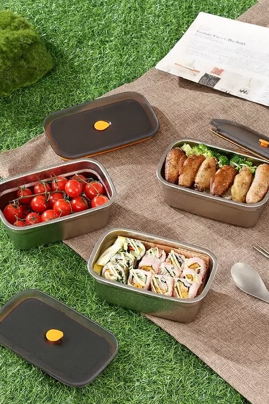 Premium 99.6%Titanium Food Storage Box – 1L Airtight & Odor-Free