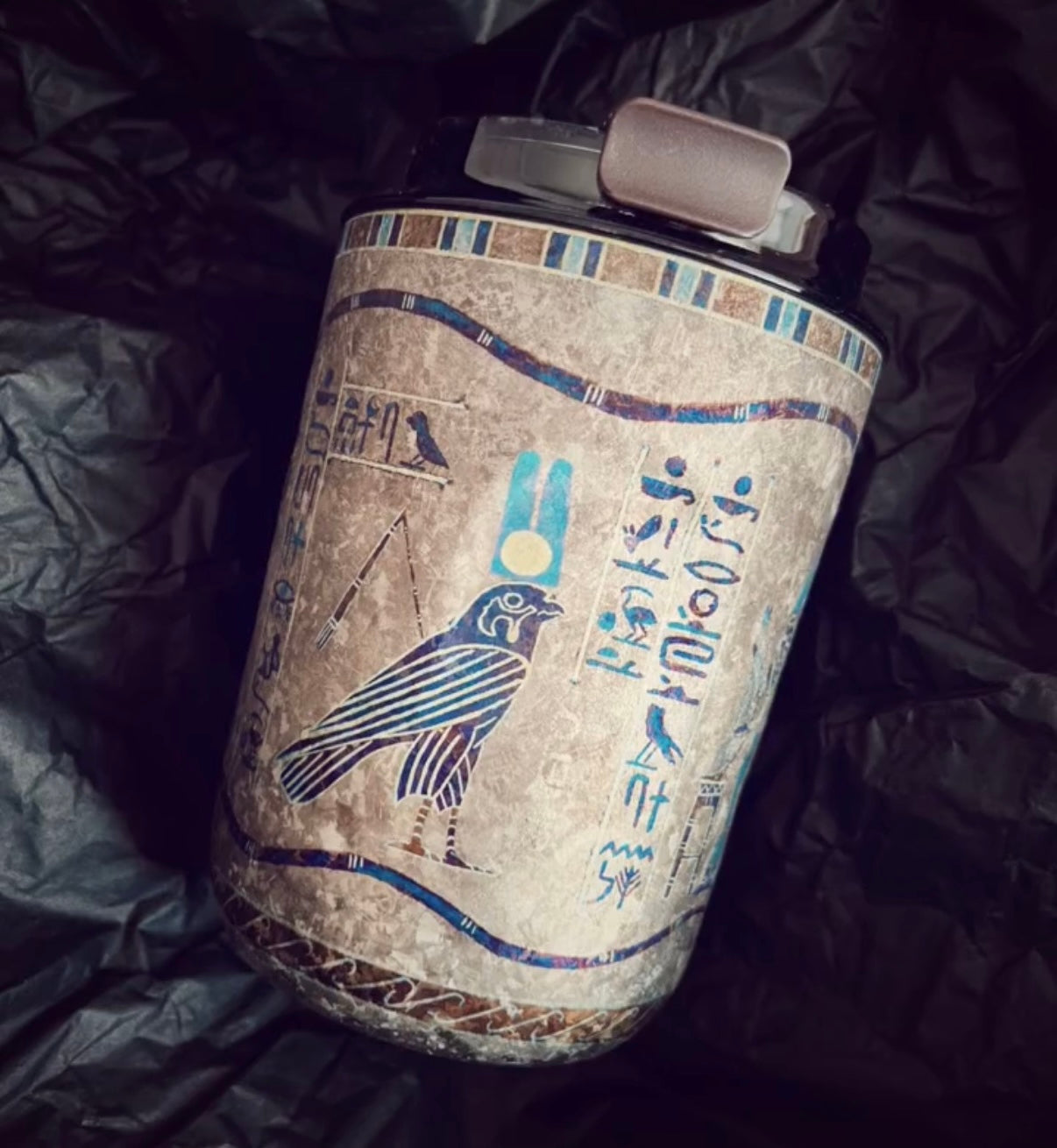 Egypt Series - Custom Hand-Painted Titanium Cup