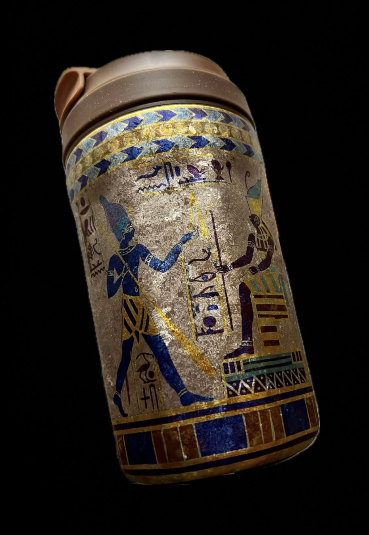 Egypt Series - Custom Hand-Painted Titanium Cup