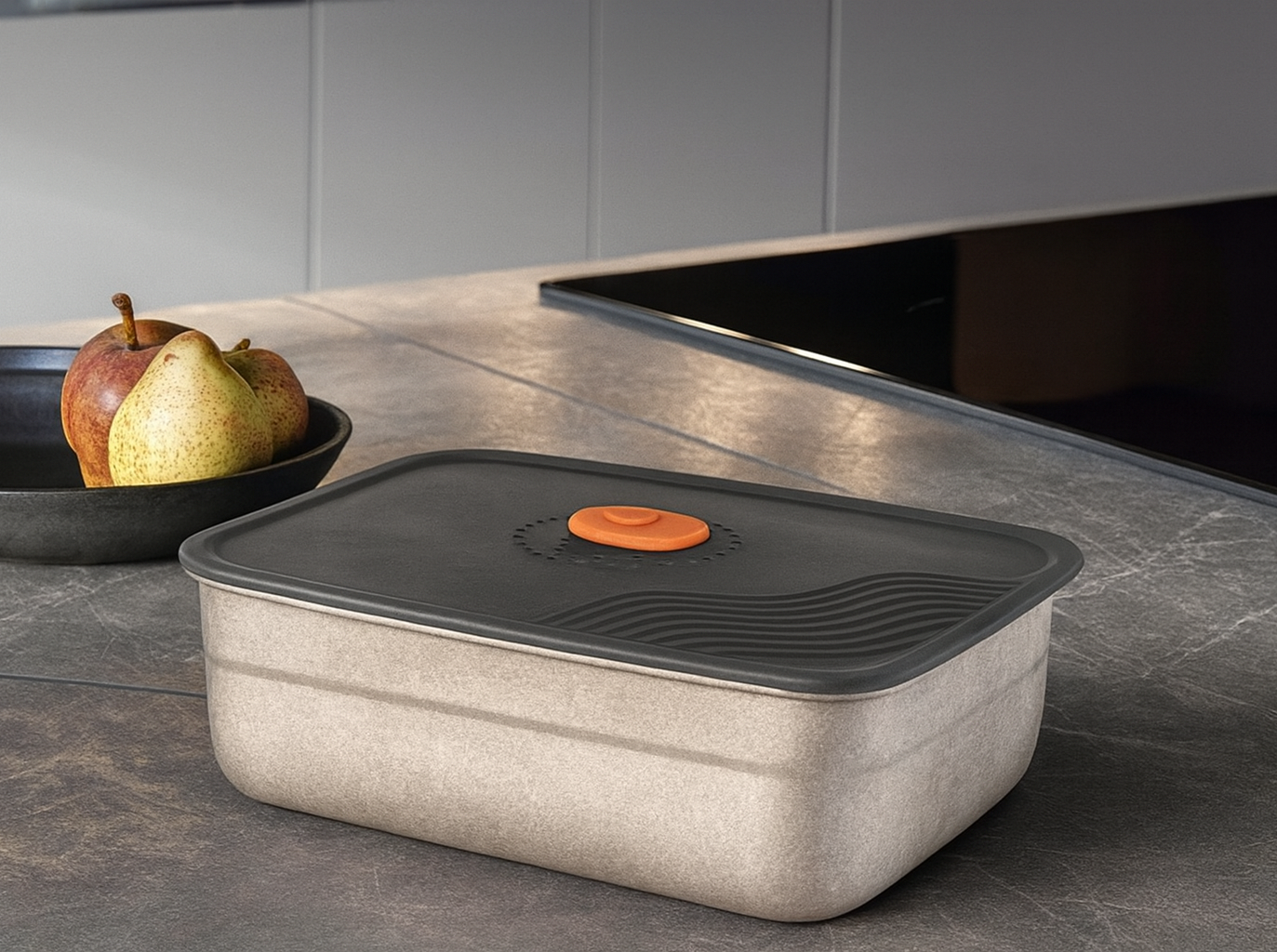 Premium 99.6%Titanium Food Storage Box – 1L Airtight & Odor-Free