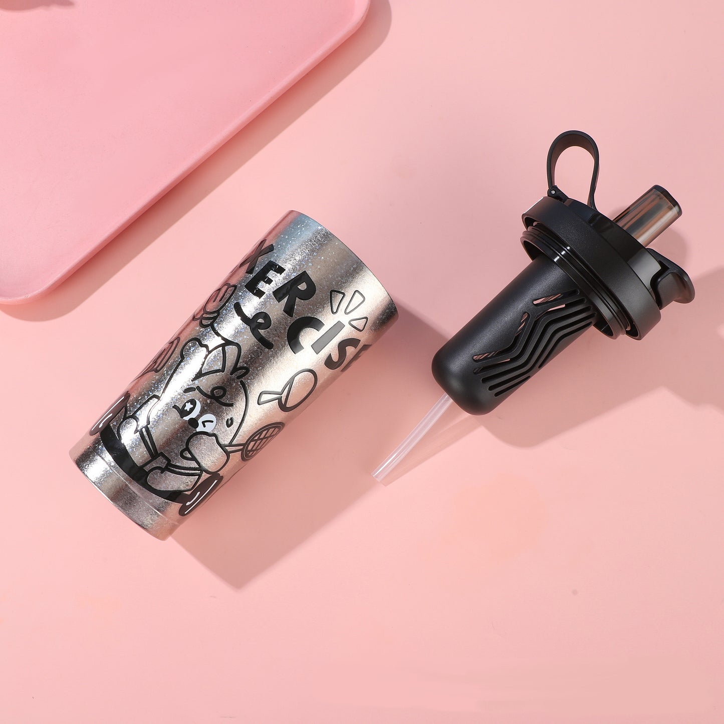 CandyPop Series - Otiro Titanium Water Bottle 500 ml Tumbler Strew Lid Lightweight & Durable