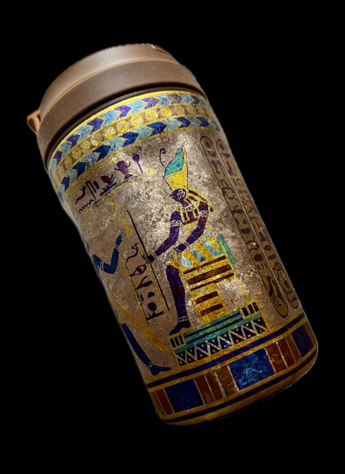 Egypt Series - Custom Hand-Painted Titanium Cup