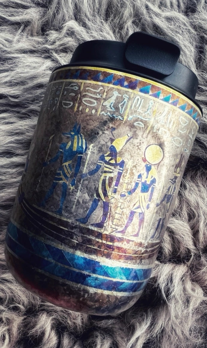 Egypt Series - Custom Hand-Painted Titanium Cup