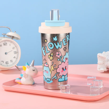 CandyPop Series - Otiro Titanium Water Bottle 500 ml Tumbler Strew Lid Lightweight & Durable