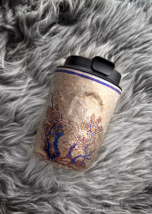 Ortis Artist Custom Hand-Painted Titanium Cup - ShanShui